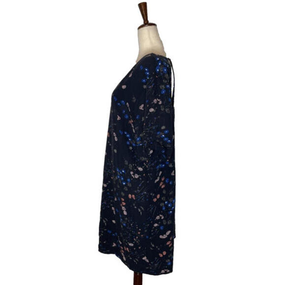 Gentle Fawn Anthro Darcy Short Sleeve Floral Shift Dress Cage Cut Out Back L - Picture 3 of 7